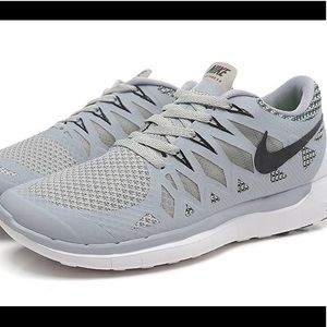 Grey Nike Free Run Sneakers
